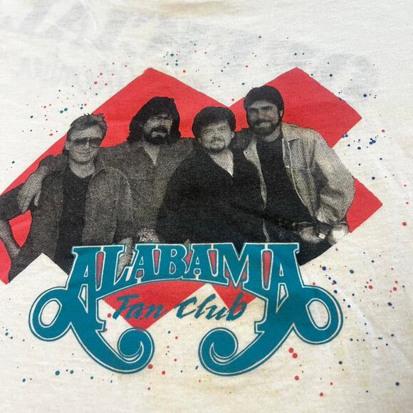 Vintage band tee Alabama fan club t shirt unisex small - Picture 5 of 6